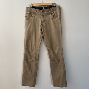Kuhl, mens 34x34 tan pants